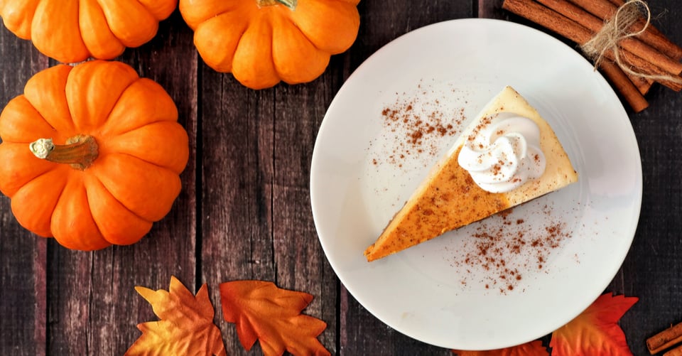 calabazas, canela, hoja de maple, plato con pay, MundoNOW