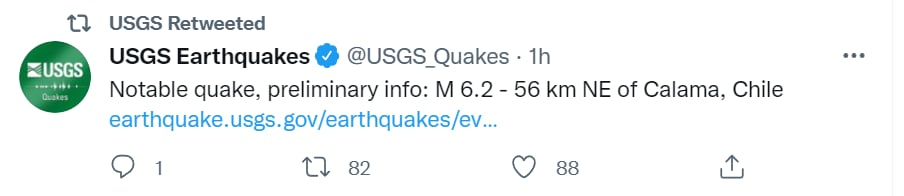 Sismo Chile alerta tsunami
