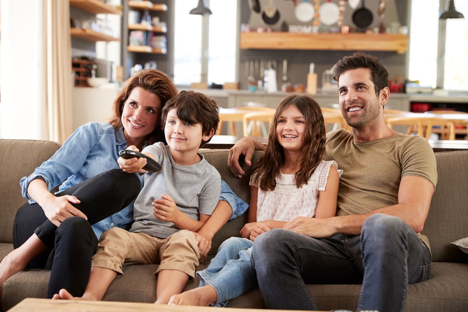 español, idioma, televisión, familia, ver televisión