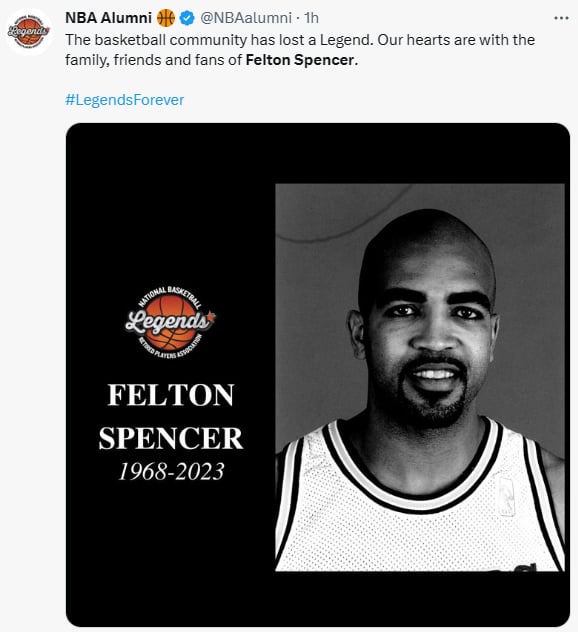 Muere Felton Spencer