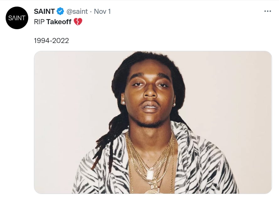 Death video rapper Takeoff