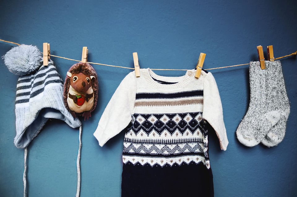 ropa, trajes, suéter, sombrero, viejo, donar