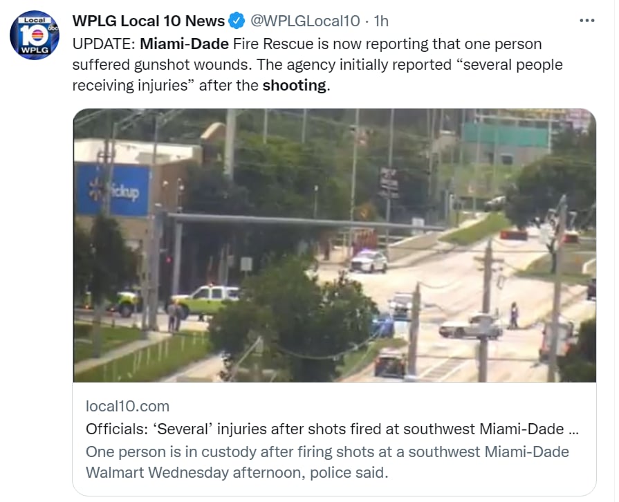 Walmart Florida Hurricane shooting